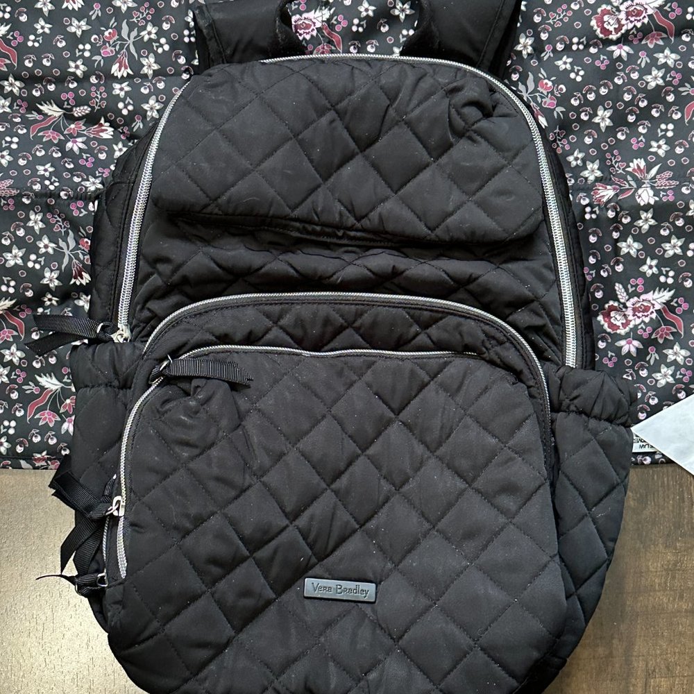 Vera Bradley Baby Backpack - Black